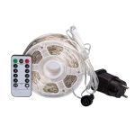 Гірлянда роса на пульті 200 метрів на 2000 світлодіодів крапля білий провід жовтий 2000L200MWY