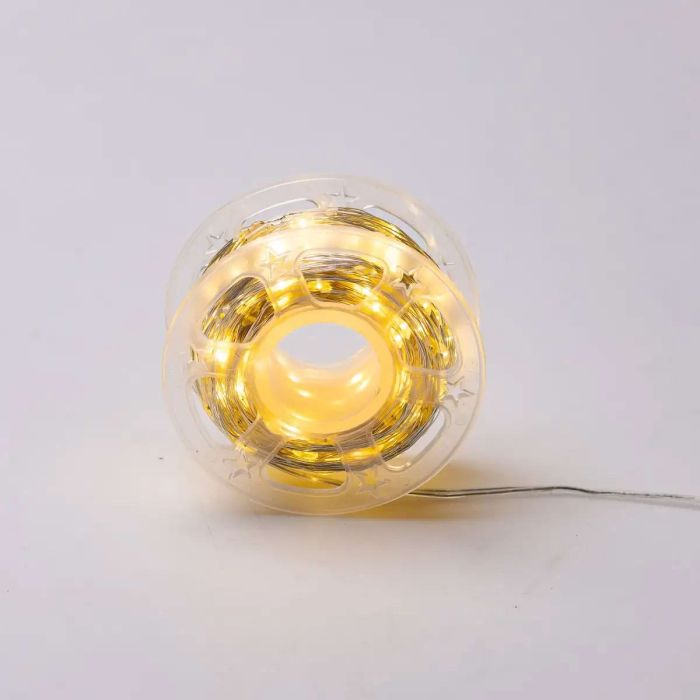 Гірлянда роса на пульті 50 метрів на 500 led світлодіодів крапля на білому дроті жовта 500L50MWY