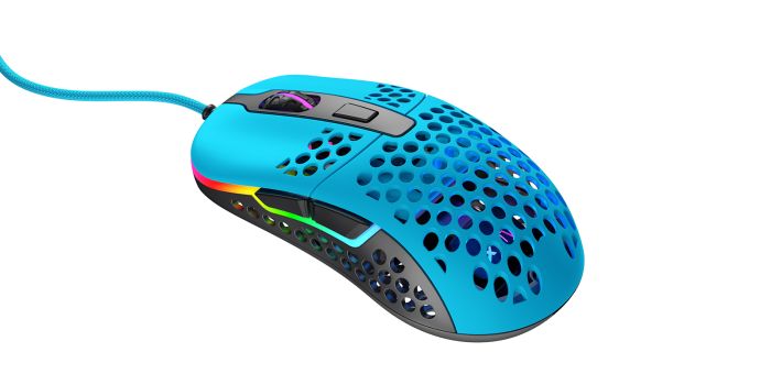 Миша Xtrfy M42, USB-A, RGB, Miami Blue