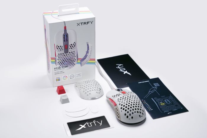 Мышь Xtrfy M42, USB-A, RGB,  Retro