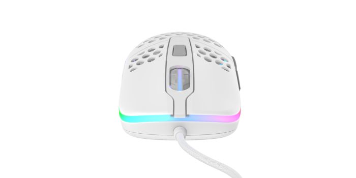 Миша Xtrfy M42, USB-A, RGB,  білий
