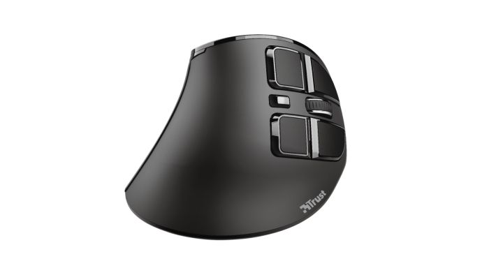 Mouse Trust Voxx Rechargeable Ergonomic WL Black
