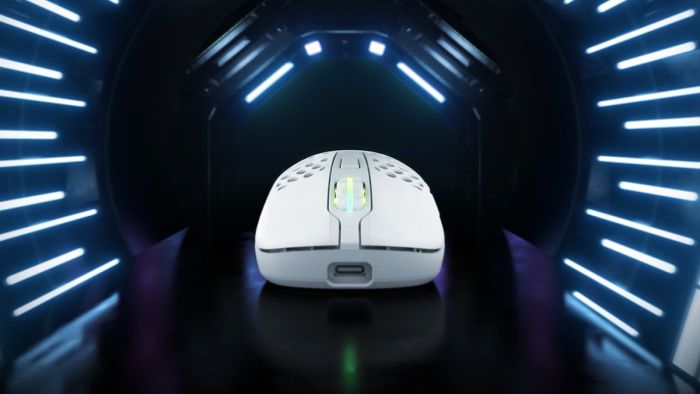 Миша Xtrfy M42, WL/USB-A, RGB, білий