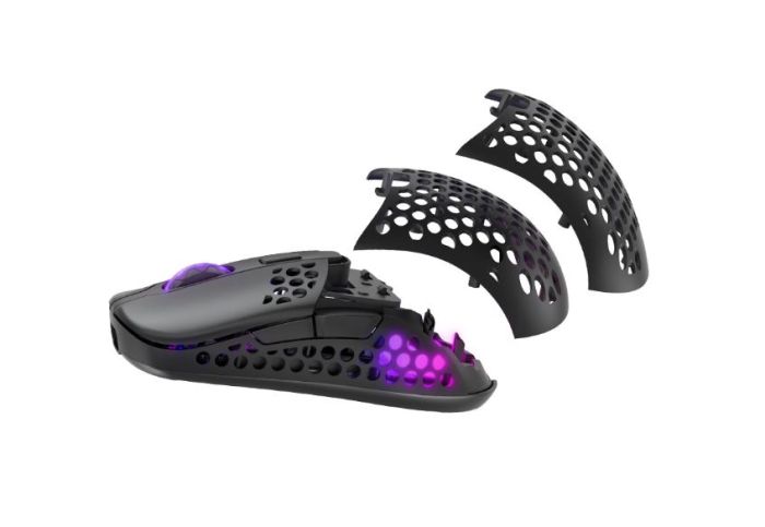 Миша Xtrfy M42, WL/USB-A, RGB, чорний