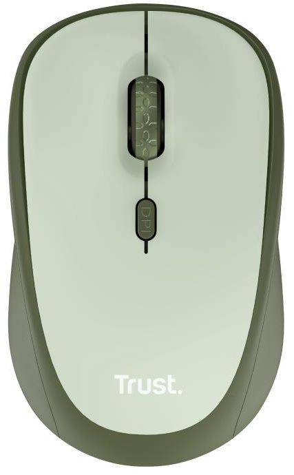 Mouse Trust Yvi+ Silent ECO, WL, Зелений