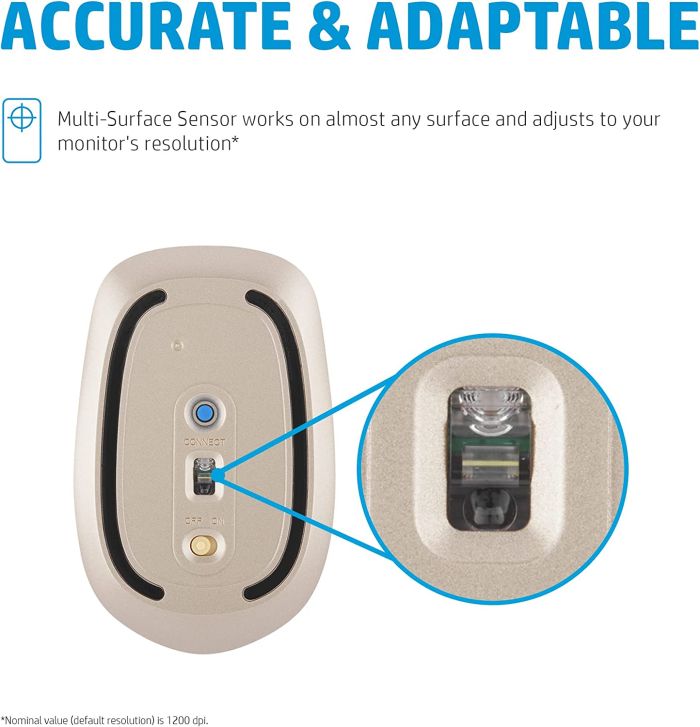 Миша HP 410 Slim, BT, space grey