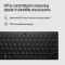 Клавіатура мембранна HP 350 Compact Multi-Device, 78key, BT, EN/UK, чорний
