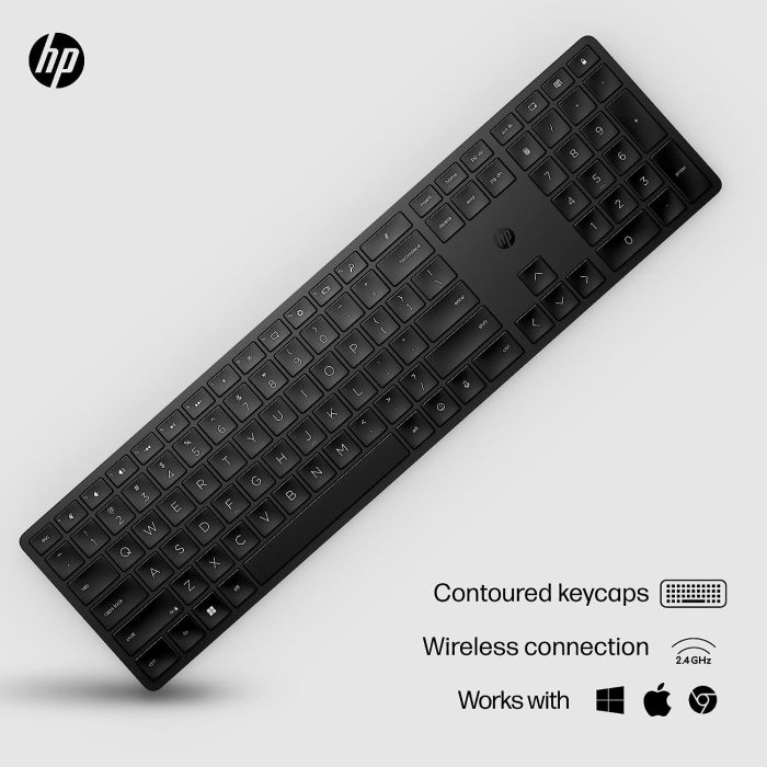 HP Keyboard membrane 450 Programmable, 108key, WL, EN/UK, black