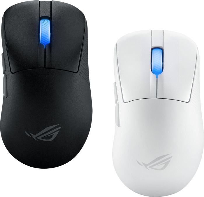 Миша ASUS ROG Keris II Ace, RGB, USB-A/WL/BT, білий