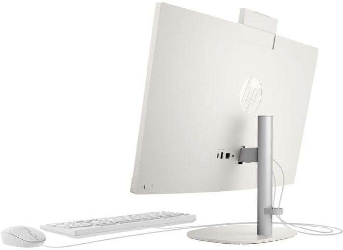 HP AiO 240-G10 23.8" FHD IPS AG, Intel i3-N300, 8GB, F512GB, UMA, WiFi, kb+m, 3y, DOS, white