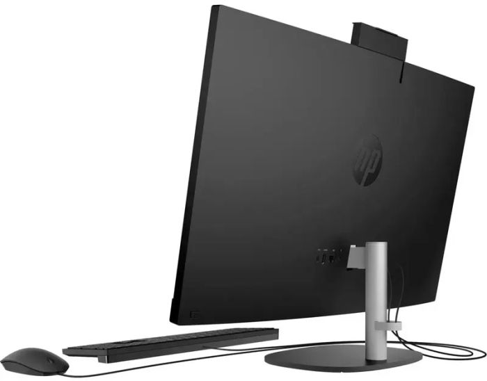 HP AiO All-in-One 27" FHD IPS AG, Intel i3-1315U, 8GB, F512GB, UMA, WiFi, km+m, DOS, black