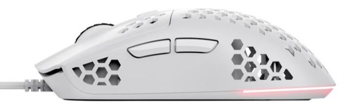 Mouse Trust GXT 928 Helox, USB-A, білий