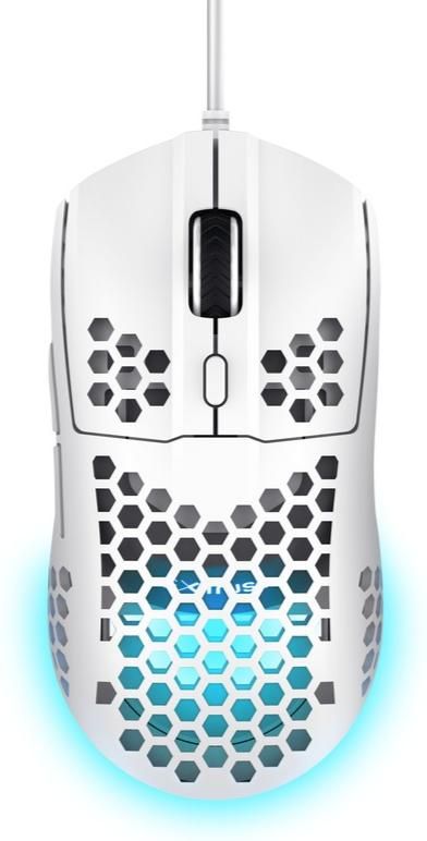 Mouse Trust GXT 928 Helox, USB-A, білий