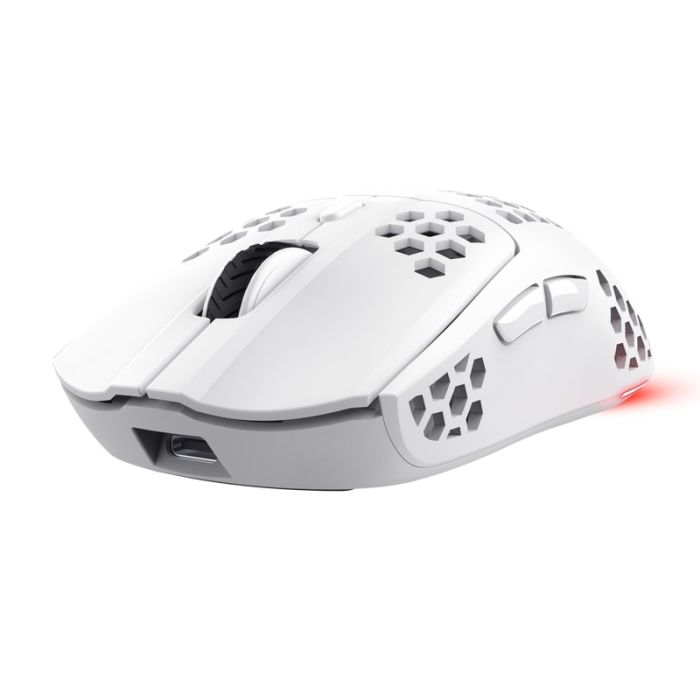 Mouse Trust GXT 929 Helox, WL/USB-A, білий