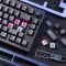 HyperX mechanical keyboard Alloy Rise 75key, Red, USB-A, EN/UA, RGB, black