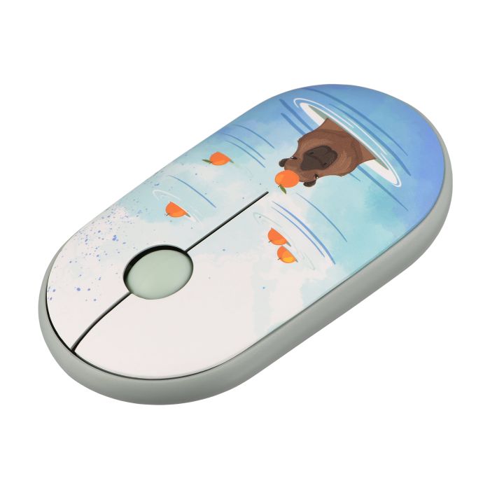Миша 2E MF300 CAPYBARA:TANGERINE Silent WL BT, зелений