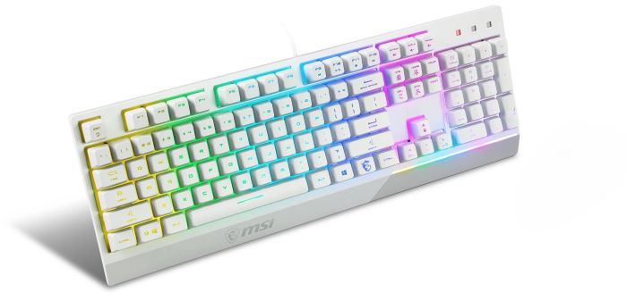 Геймерська клавіатура MSI Vigor GK30 WHITE UA, білий