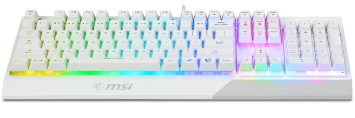 Геймерська клавіатура MSI Vigor GK30 WHITE UA, білий