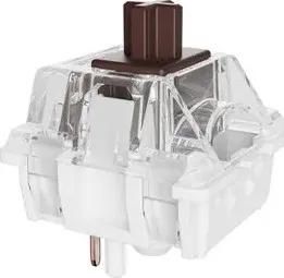 Клавіатура механічна Lemokey  P1 Pro 84Key, Keychron Super Brown, WL/BT/USB-A, QMK/VIA, Hot-Swap, EN/UKR, RGB,  Knob, Space Silver