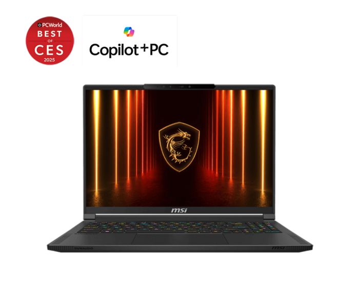 Ноутбук MSI Stealth A16 AI+ A3XWJG-084XUA 16" QHD+ OLED, AMD AI 9 HX 370, 32GB, F1TB, NVD5090-24, DOS, черный