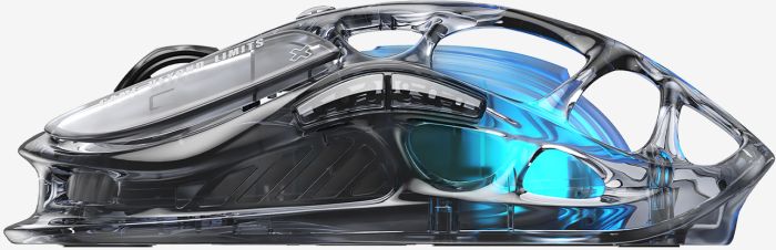 Миша GravaStar Mercury M2, BT/WL/USB-A, RGB, чорно-прозорий