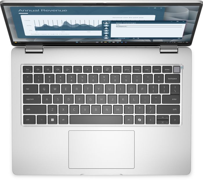 Dell Notebook Pro 14 14" FHD+ IPS AG, AMD AI 5 PRO 340, 16GB, F512GB, UMA, Win11P, silver