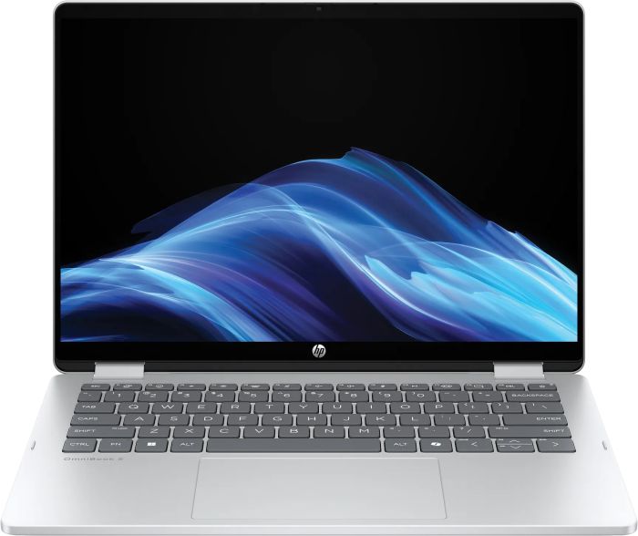 Ноутбук HP OmniBook 5 Flip x360 14" WUXGA IPS Touch, Intel 7-150U, 24GB, F1TB, UMA, DOS, сріблястий
