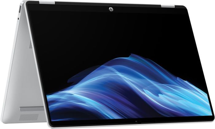 Ноутбук HP OmniBook 5 Flip x360 14" WUXGA IPS Touch, Intel 5-120U, 16GB, F512GB, UMA, DOS, сріблястий