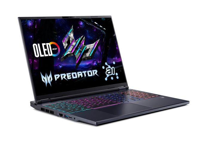 Acer Notebook Predator Helios Neo 16 PHN16-73 16" WQXGA IPS, Intel U9-275HX, 32GB, F1TB, NVD5060-8, Lin, black