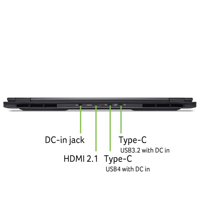 Acer Notebook Nitro 16S AN16S-61 16" WQXGA IPS, AMD R9-365, 32GB, F2TB, NVD5070Ti-12, Lin, black