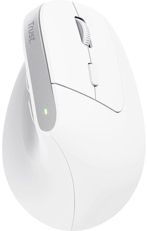 Миша Trust Bayo+ Multidevice Ergonomic, BT/WL/USB-A, біла