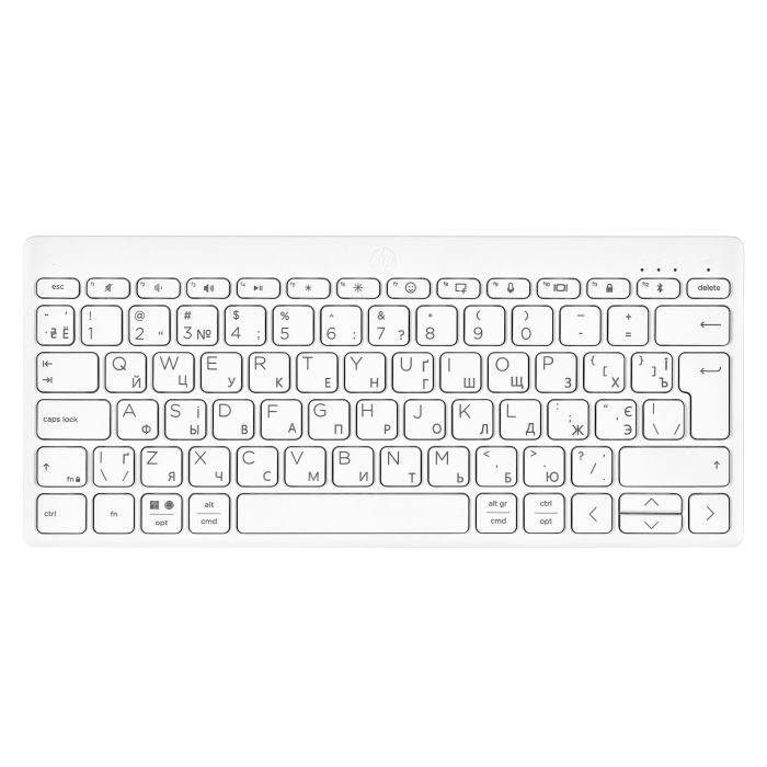 HP Keyboard membrane 350, Compact Multi-Device 78key, BT, EN/UK, white