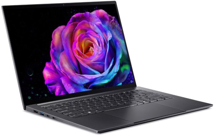 Acer Notebook Swift X 14 SFX14-61G 14.5" 2.8K OLED, AMD R7-350, 32GB, F1TB, NVD5050-8, Win11, gray