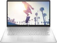 Ноутбук HP 17-cp2030ua 17.3" FHD IPS AG, AMD R3-7320U, 8GB, F512GB, UMA, DOS, сріблястий