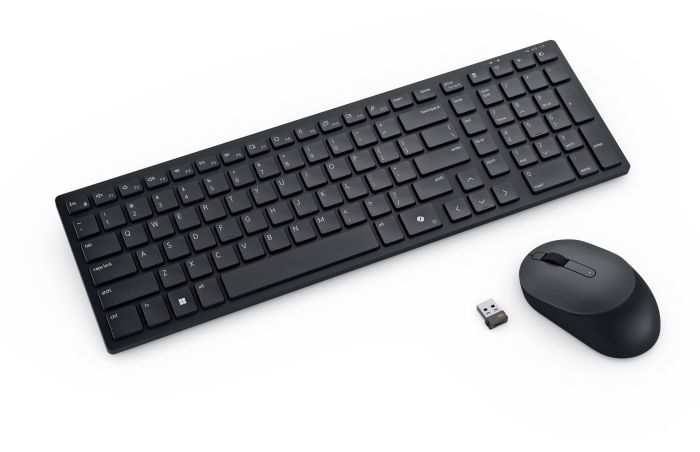 Клавіатура Dell Pro Compact Silent Keyboard and Mouse - KM555 - Ukrainian