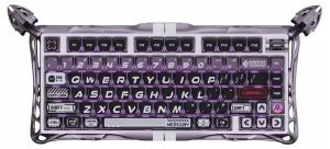 Клавіатура механічна GravaStar Mercury V75 Pro 80keys, Magnetic Jade Gaming, 8K, USB-A, RGB, Iron Purple