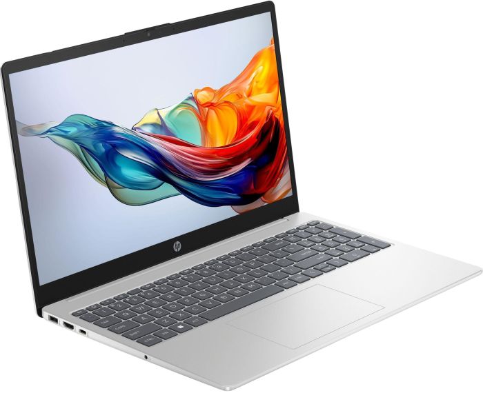 HP Notebook 15-fc0313ua 15.6" FHD IPS AG, AMD R7-7730U, 32GB, F1TB, UMA, DOS, сріблястий