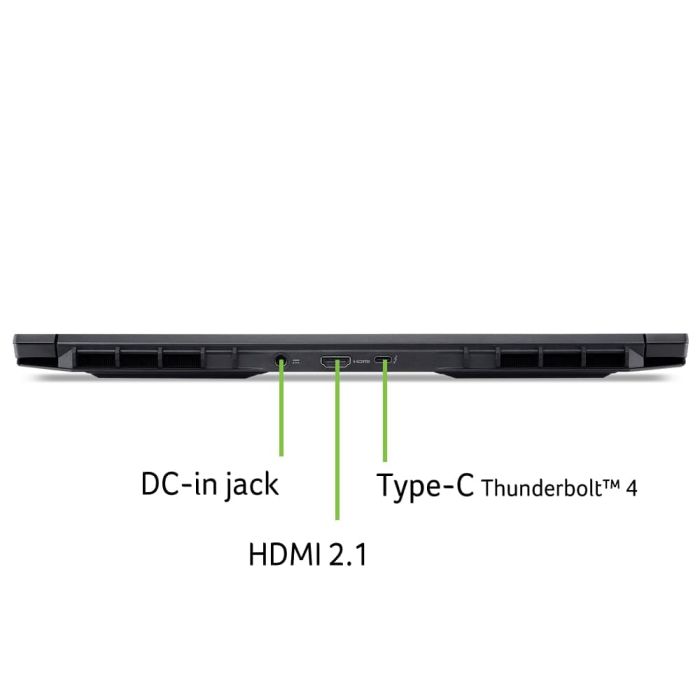 Ноутбук Acer Nitro V 16S ANV16S-71 16" WUXGA IPS, Intel 5-210H, 32GB, F1TB, NVD5050-8, Lin, чорний