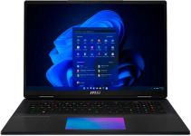 Ноутбук MSI Titan 18 HX AI A2XWJG-634UA 18" UHD+ mini LED, Intel U9-285HX, 64GB, F4TB, NVD5090-24, W11P, чорний