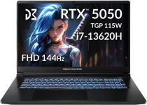 Ноутбук Dream Machines RG5050-17 17.3FHD IPS, Intel i7-13620H, 32GB, F2TB, NVD5050-8, DOS, чорний