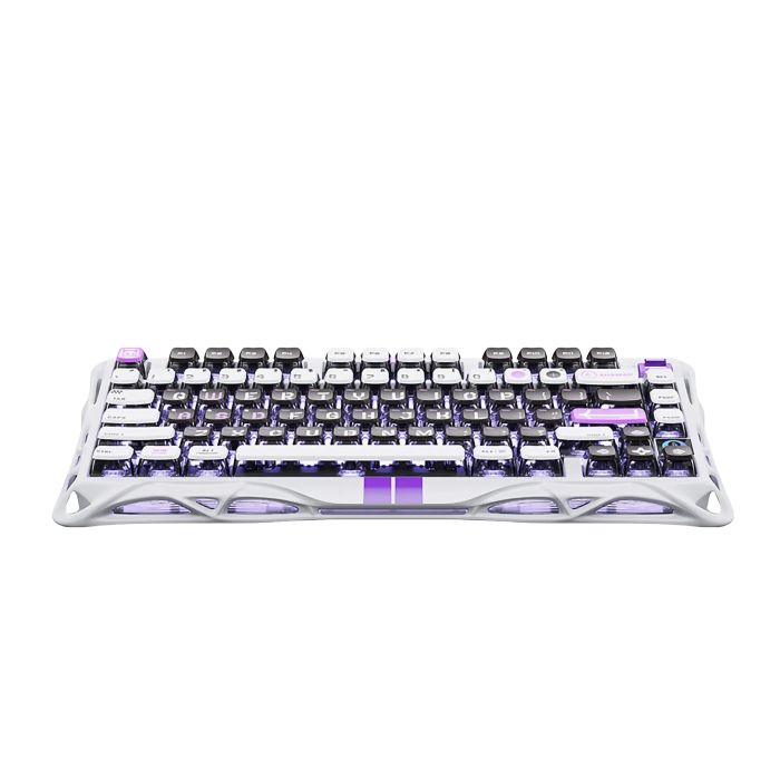 Клавіатура механічна GravaStar Mercury V75 80keys, Magnetic Jade Pro, 8K, USB-A, RGB, Mecha Gray