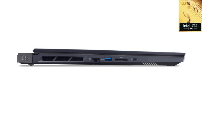 Ноутбук Acer Predator Helios 18 PH18-73 18" WQUXGA IPS, Intel U9-275HX, 96GB, F4TB, NVD5090-24, Win11P, чорний