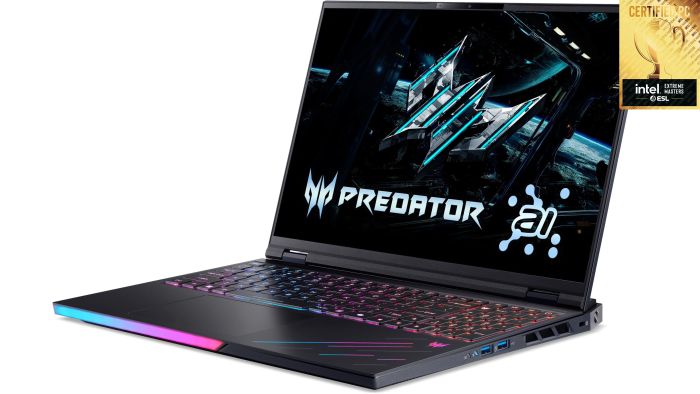 Ноутбук Acer Predator Helios 16 PH16-73 16" OLED, Intel U9-275HX, 64GB, F2TB, NVD5070Ti-12, Win11P, чорний