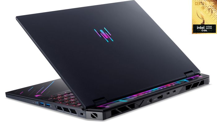 Ноутбук Acer Predator Helios 16 PH16-73 16" OLED, Intel U9-275HX, 64GB, F2TB, NVD5070Ti-12, Win11P, чорний