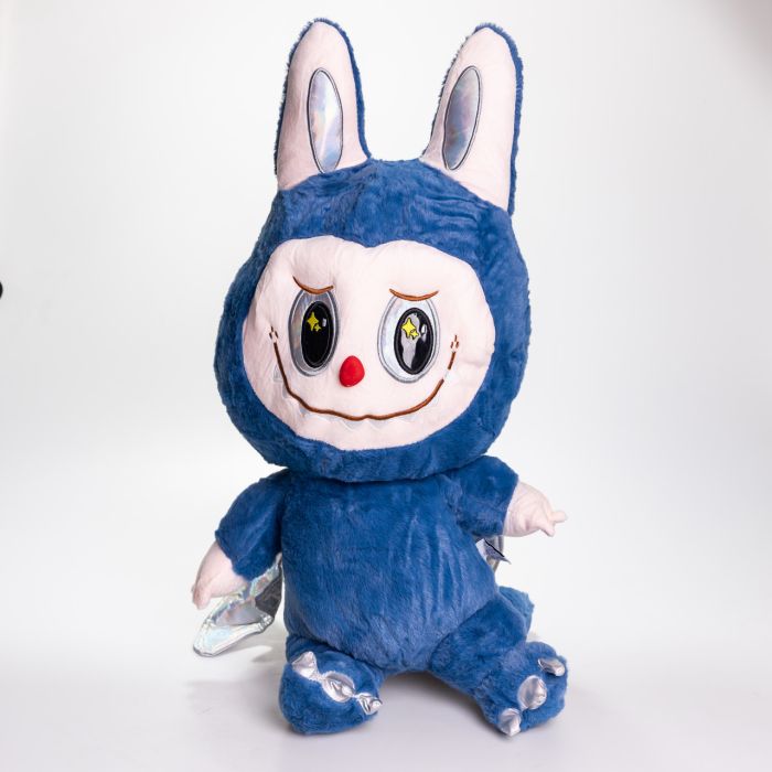 М'яка іграшка-плед, подушка 3 в 1 Labubu Brown Dragon плед в іграшці дитячий плед іграшка Лабубу Синій 520-29BL