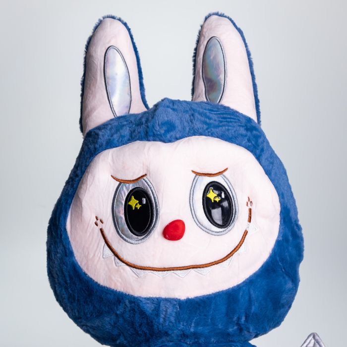 М'яка іграшка-плед, подушка 3 в 1 Labubu Brown Dragon плед в іграшці дитячий плед іграшка Лабубу Синій 520-29BL