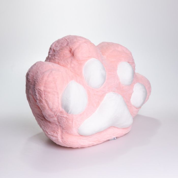 М'яка іграшка-подушка з пледом і муфтою Лапка 40×40×25 (см) іграшка плед 3 в 1 дитячий плюшевий плед Рожевий 520-18P