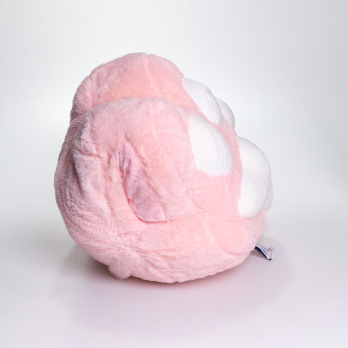 М'яка іграшка-подушка з пледом і муфтою Лапка 40×40×25 (см) іграшка плед 3 в 1 дитячий плюшевий плед Рожевий 520-18P