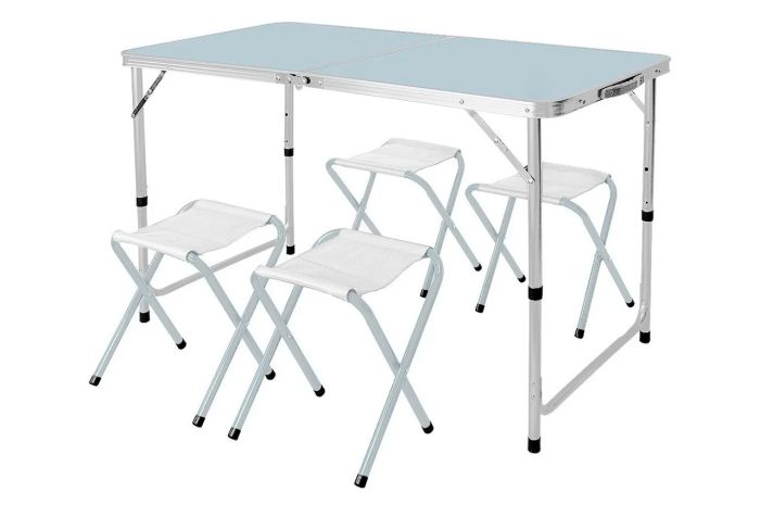 Комплект мебели для пикника 5од мрамор (tableМ)