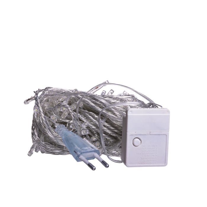 Новорічна гірлянда кімнатна нитка 22 м 220 LED білий провід Жовтий W220LED22MWY